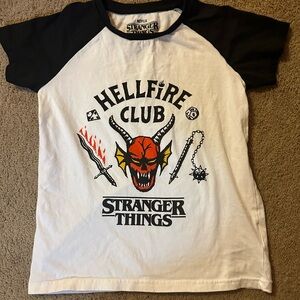Stranger Things hellfire shirt